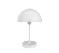Dyberg Larsen Stockholm Lampe de table 2.0 blanche | Lampe de bureau rechargeable | Lampe de chevet avec 6 heures d'autonomie | Lampe de lecture pour l'intérieur et l'extérieur | Lampe LED au design