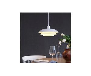 Dyberglarsen DL31 Dome Suspension Plafonnier Blanc Mat 31cm