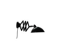 Applique Murale Futura avec Bras Articulé , Noir Mat et Blanc