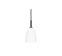 Dyberglarsen Jazz Opale, Plafonnier Suspendu Dôme Noir 12cm