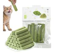 Dybnuhoc Bâtonnets d'à Chat, à Chat lyophilisée | Friandises à l'lyophilisée pour Chats d'intérieur | Jouets à mâcher comestibles pour, pour Le Nettoyage des Dents, bâtonnets de friandises pour