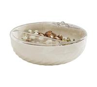 Dybnuhoc Bol à goûter avec support de téléphone - Bol amovible avec support de téléphone, panier de drainage double couche, bol à noix, récipients à collations pour usage domestique, salon, collation