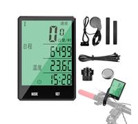 Dybnuhoc Compteur kilométrique numérique étanche - Écran LCD rétroéclairé de 2,8" | Ordinateur de cyclisme sans fil | Pour conduite de nuit, guidon, cyclistes, cyclistes