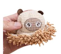 Dybnuhoc Jouet couineur pour chien, de dentition mignonne de dessin animé, jouet couineur pour chien, mignonne de dessin animé, peluche avec son, entraînement cognitif, équipement pour