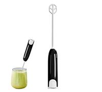 Dybnuhoc Mélangeur de boisson portable - Puissant agitateur électrique à lumière UV à piles, 4 000 tr/min, mélangeur électrique portable et léger pour poudre nutritionnelle