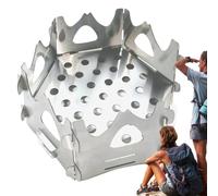 Dybnuhoc Poêle à bois - Brûleur à bois en acier inoxydable, réchaud de camping léger pour barbecue | pour barbecue, pique-nique, survie, chasse, randonnée, terrasse, hayon, plage, fête des pères