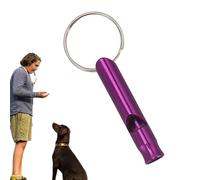 Dybnuhoc Sifflet pour chien pour arrêter les aboiements, sifflet de rappel de chien en d'aluminium haute fréquence - Outil de contrôle des aboiements léger pour le dressage de chien et chat