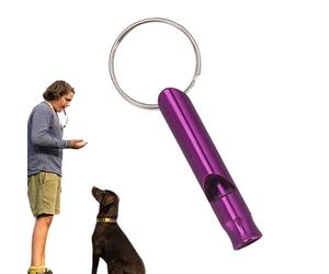 Dybnuhoc Sifflet pour chien pour arrêter les aboiements, sifflet de rappel de chien en d'aluminium haute fréquence - Outil de contrôle des aboiements léger pour le dressage de chien et chat