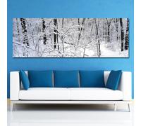 DYC 10494 Peinture à l'huile simple spray Photographie Forêt Scène de neige Peinture Wall Art Pour Accueil Décoration Peintures