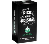 Dyce Games - Pick Your Poison After Dark Edition “What Would You Rather Do?” - Le Jeu de Cartes Que préférez-Vous Faire ? édition NSFW pour Adultes - À partir de 17 Ans - 3 à 10 Joueurs - Anglais