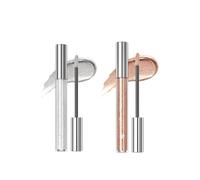 Dyceittdia 2.4g Rouges à Lèvres Argentés et 2.4g Rouges à Lèvres or Doré, Vernis à Lèvres Antiadhésif, Couleur Longue Durée, lipsticks1