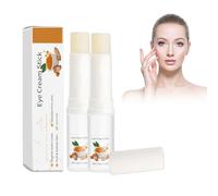 Dyceittdia 2pcs Stick Crème pour les yeux, Crème Stick pour les Yeux au Curcuma, Crème pour les yeux au Curcuma et au Rétinol, Raffermir la zone des yeux, 2pcs*5g, eye cream1