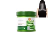 Dyceittdia Masque Capillaire, 500g Masque Capillaire à l'aloe vera, Réparer les Cheveux secs, Hydratant, Frisés et Fourchus, lissant et Revitalisant, Shampoo