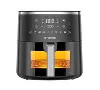 Dyceros Air Fryer Série 700 - Friteuse à air 1600W écran tactile - Fenêtre de cuisson transparente - 9 Programmes - Cuisson Saine et Rapide - Panier antiadhésif - Entretien Facile - Marque Française