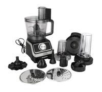 Dyceros Robot Multifonction 1000W Série 700 - Robot de cuisine - Bol 1,5L+Blender 1L - Hache Râpe Tranche Pétrit Fouette Mixe et Presse-agrumes -2 Vitesses+Turbo- Polyvalent&Compact - Marque Française