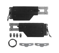 DYCZMALQ Ceinture de protection modulaire MOLLE avec panneau latéral à réglage rapide, accessoires modulaires pour airsoft (BK)
