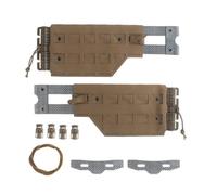 DYCZMALQ Ceinture de protection modulaire MOLLE avec panneau latéral à réglage rapide pour airsoft (T)