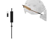 DYCZMALQ Cordon tactique NVG, ajustement universel de la longueur, corde de maintien élastique, pour le maintien du casque, pour la chasse et les accessoires d'extérieur (BK)