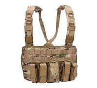 DYCZMALQ Gilet tactique multifonction modulaire Airsoft Équipement de chasse avec pochette amovible de 9 mm pour chargeur (CP)