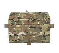 DYCZMALQ Molle Panneau avant tactique, accessoires de chasse, rabat avant amovible, triple pochette pour magazine pour gilet tactique AVS JPC2.0 FCSK2.0 (CP)