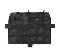DYCZMALQ Molle Panneau avant tactique, accessoires de chasse, rabat avant amovible, triple pochette pour magazine pour gilet tactique AVS JPC2.0 FCSK2.0