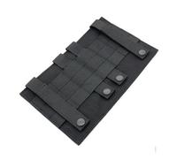 DYCZMALQ Panneau d'extension modulaire pour gilet tactique avec crochet et boucle - Convertisseur Molle - Panneau adaptateur pour gilet patch DIY (BK)