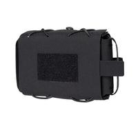 DYCZMALQ Pochette tactique Molle Ifak en nylon 1000D résistant à l'eau, pochette de premiers secours médicaux, conception à dégagement rapide pour ceintures sacs à dos (BK)