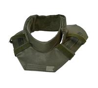 DYCZMALQ Protège-cou tactique pour airsoft, équipement de protection réglable, gilet de chasse, accessoires de protection du cou (OD)