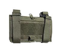 DYCZMALQ Tactique Bracelet Manche Kit de Stockage Airsoft Poignet Case Poignet Carte Holder Documets Sac pour CS Field Shooting (OD)