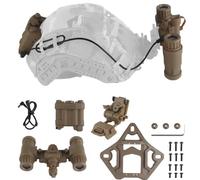 DYCZMALQ Tactique GPNVG 18 NVG Modèle avec support L4G24 NVG Adaptateur de montage de casque Rapide Cosplay Airsoft Accessoires de casque (T B)