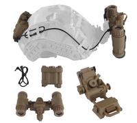 DYCZMALQ Tactique GPNVG 18 NVG modèle avec support L4G24 NVG Fast Adaptateur de montage de casque Cosplay Airsoft Accessoires de casque (T A)