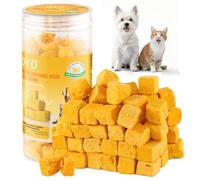 DYD Jaune d'Œuf Lyophilisé pour Chats & Chiens - Snack Monoingrédient Naturel - Peau & Pelage en Santé - Récompense de Dressage - sans Céréales, sans Additifs - 100g