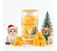 DYD Jaune d'Œuf Lyophilisé pour Chats & Chiens - Snack Monoingrédient Naturel - Peau & Pelage en Santé - Récompense de Dressage - sans Céréales, sans Additifs - 101g