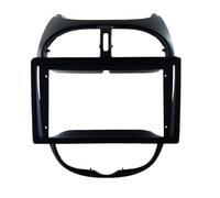 DYDGUTUFB Cadre Façade D'autoradio pour Peugeot 206 2000-2010 Cadre De Tableau Bord 9 Pouces 2 DIN Cadre DVD Panneau Radio Panneau De Navigation
