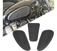 DYDGUTUFB Coussinets Antidérapants Universels Réservoir Moto Genouillères Latérales À Gaz Autocollants De Protection pour Triomphe Protège-réservoir Moto(Black 1 Set)