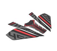 DYDGUTUFB Coussinets De Protection Antidérapants Réservoir De Carburant De Moto pour CFMOTO 450 SR 450SR 2022 2023 Autocollants Genouillères Protège-réservoir Moto(Red Set)