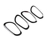 DYDGUTUFB Panneau D'insertion Garniture Couvercle Poignée Porte Intérieure Voiture Pour Nissan Pour Navara NP300 2017 2018 2019 Poignée Porte Intérieure(Black Steel)