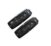 DYDGUTUFB Plafonniers intérieurs pour VW pour Golf pour P&assat 1998-2005 pour Beetle 1999-2010 Lampe De Plafond Noire pour Lecture De Carte Arrière 3B0947291(2PCS)