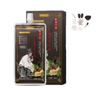 Dye capillaire extrait des plantes pour les cheveux gris, nourrissant de mousse de mousse à base de plantes, shampooing de cheveux durable et naturel pour une couverture grise (Dark Brown)