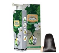 Dye de cheveux de la plante naturelle 100 ml bulle teinture de cheveux naturel, teinture pour les cheveux à base de plantes pour couverture de cheveux gris Couleur de cheveux pour hommes femmes teint
