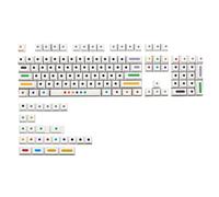 Dye-Sublimation PBT Keycaps Cover 128 touches Cherry Profile pour claviers 64/68/96