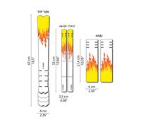 Dyedbro Flames Kids Frame Protection Doré