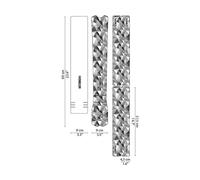 DYEDBRO Set de Films de Protection pour Cadre VTT gris universal