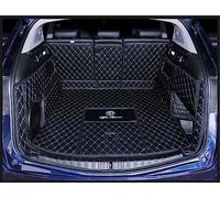 DYETEE Tapis de Coffre de Voiture, pour Alfa Romeo Stelvio 2017-2021, Protecteur de Doublure de Coffre à Couverture complète, Accessoires de Style de décoration intérieure,Bla-CK-with-Audio