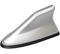DYHTGWO Antenne Aileron de Requin pour Jeep Renegade 2018-2019, Antenne de Toit Automobile Requin Réception de Signal Stable Étanche Antipoussière,Silver