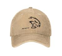 DYHVVD Chapeau Mode Hip Hop Mode Hellcat Démon SRT Casquettes De Baseball Hommes en Détresse Lavé Snapback Chapeau Dodge Challenger Car Racing Déstructuré Chapeau Souple Cadeau D’Anniversaire