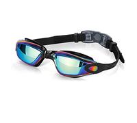 DYHWAC Lunettes de natation for adultes Lunettes de natation Plaquette nasale en silicone souple for adultes Lunettes de protection