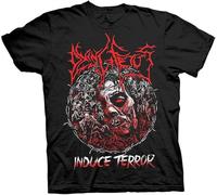 Dying Fetus Induce Terror Relapse Records T-Shirt Men's Black Tee XXL Manches Courtes(Small)