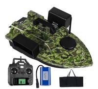DYJD GPS-Smart RC Bateau d'appât sans fil 2 kg Charge automatique Télécommande de retour Distance 500 m Vert
