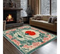 Dyjuaa Fantasy-Abenteuer Paillasson Entrée Intérieur 60x90 cm, Vintage Sablier Tapis Lavable en Machine Antidérapant Rugs Carpet Poil Ras Doux pour Chien, Cuisine, Porte et Couloir